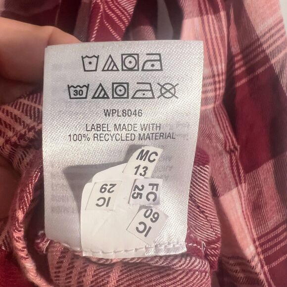 Raspberry Pink cotton blend plaid shirt from Style & Co. Sz S - Picture 7 of 8